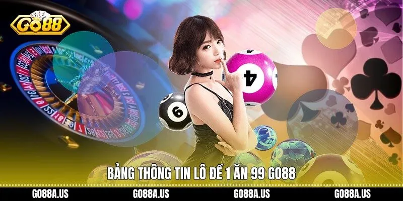 Bảng thông tin Lô đề 1 ăn 99 Go88